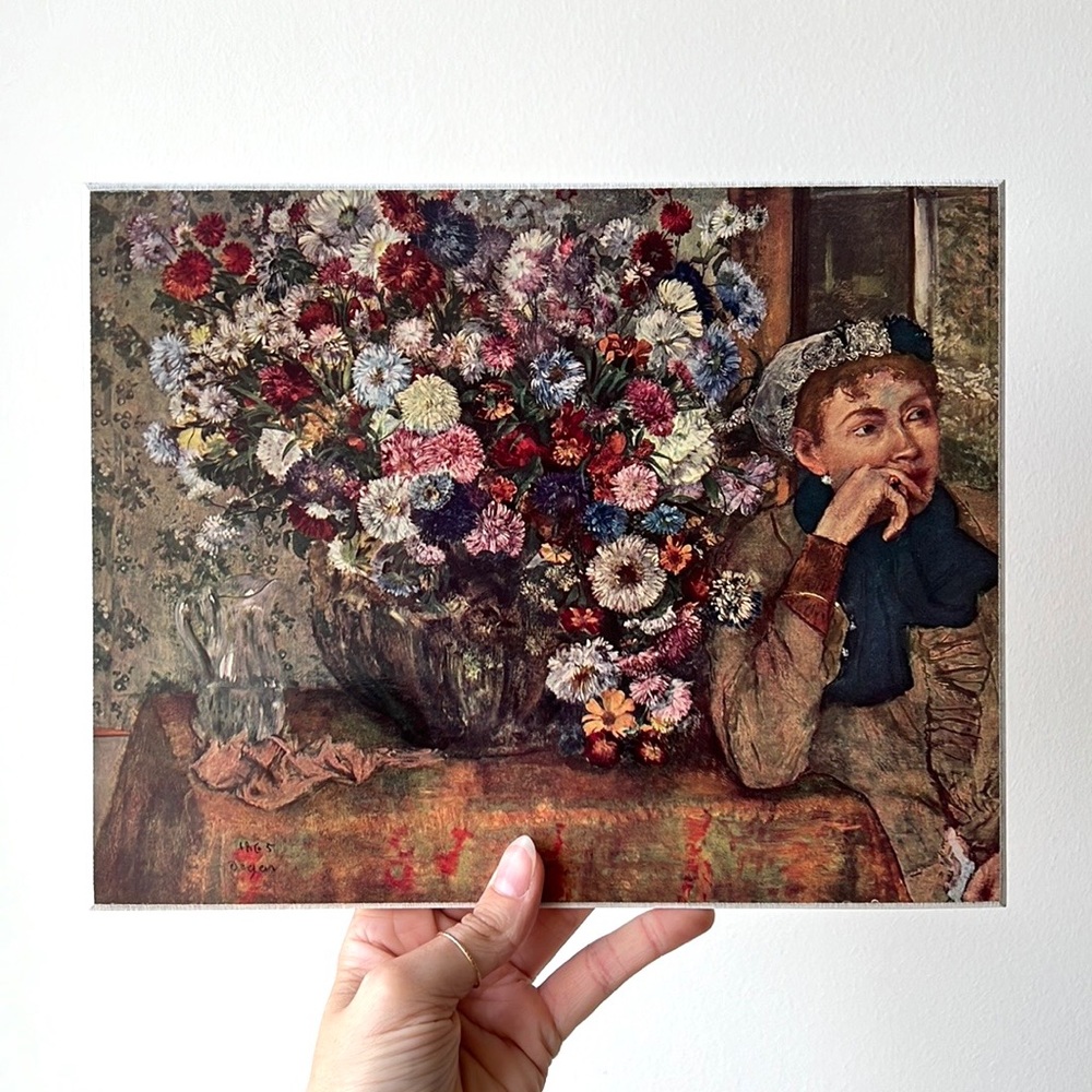 Vintage The Metropolitan Museum of Art Degas Print-Plak Art Decor
